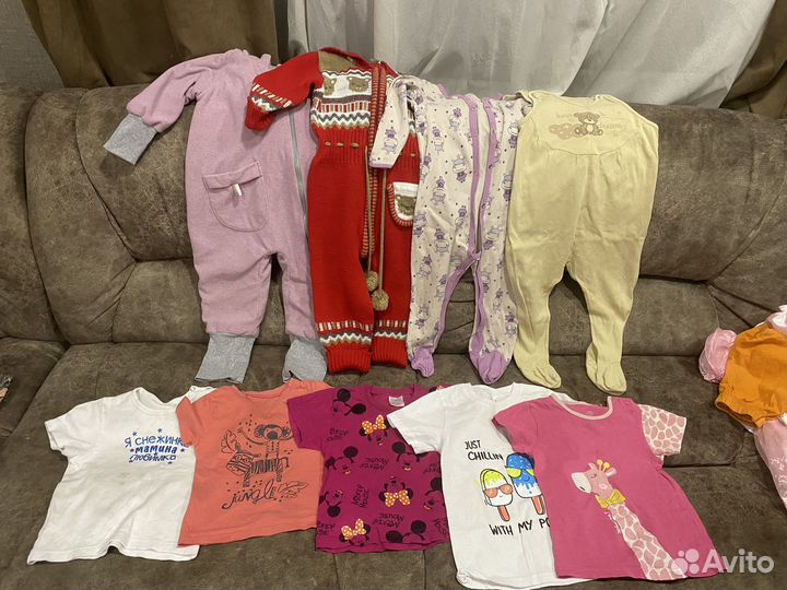 Детские вещи пакетом на девочку 80-86