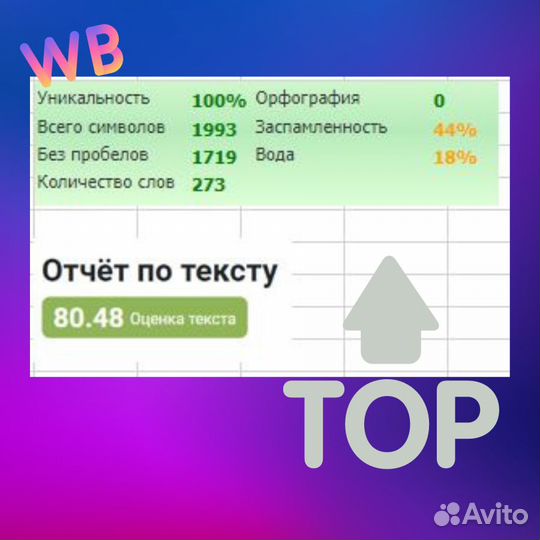 Seo оптимизация карточки Wildberries / ozon
