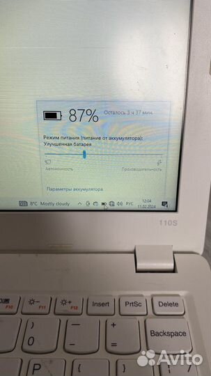 Нетбук lenovo ideatab 110s
