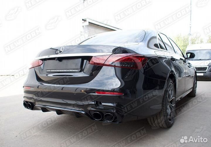 Диффузор с насадками 53 AMG Mercedes E213