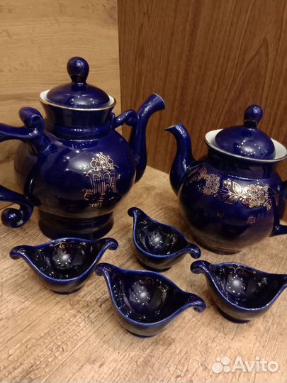 Заварочные чайники кобальт