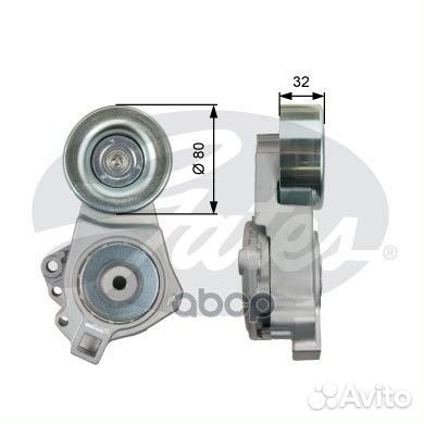 Ролик натяжной навесного оборудования T39098 Gates