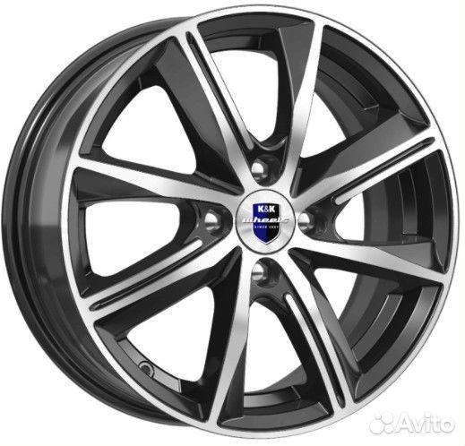 Диск K&K Арнар 7х17 PCD 5х112 ET 35 DIA 66,6 Алмаз