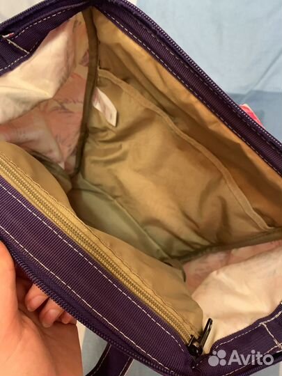 Рюкзак розовый с принтом