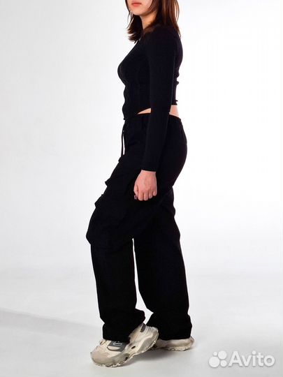 Джинсы карго для девочек и мальчиков