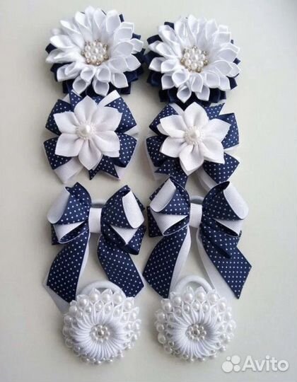 Банты для волос школьные