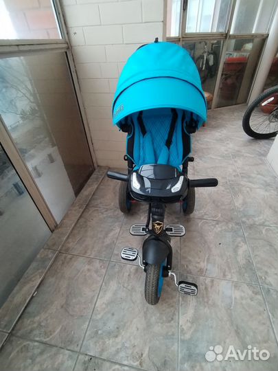 Детский велосипед с родительской ручкой