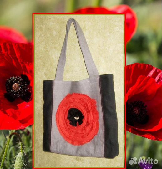 Сумка из льна