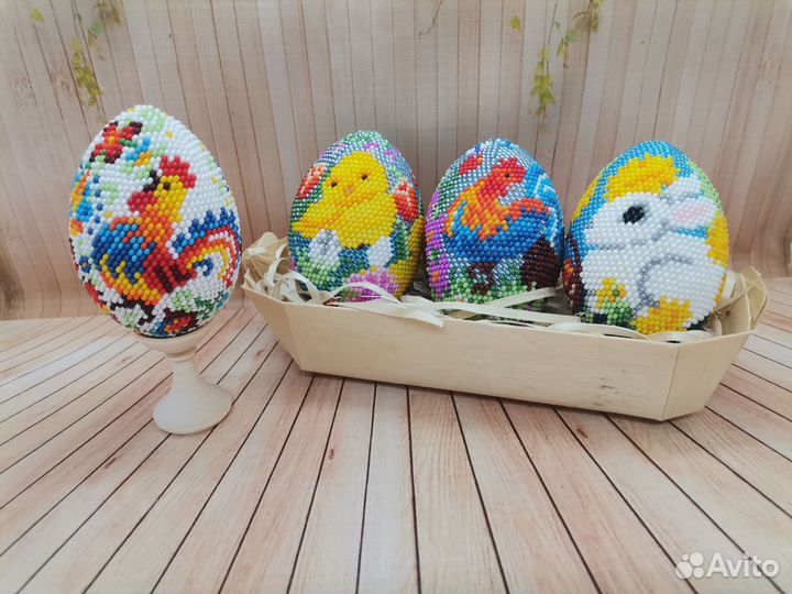 Пасхальное яйцо из бисера