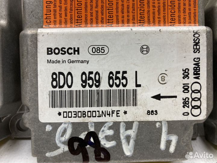 Блок управления Air Bag/SRS Audi A4 B5 8D0959655L