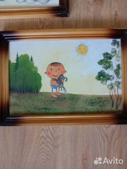 Картины в детскую в рамке