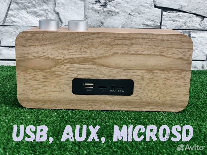 Деревянная ретро bluetooth колонка Esen Q7