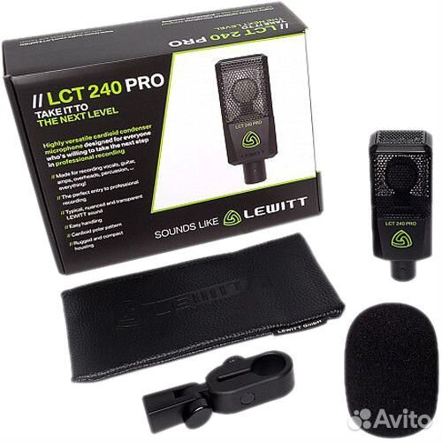 Студийный микрофон Lewitt LCT 240 PRO Black