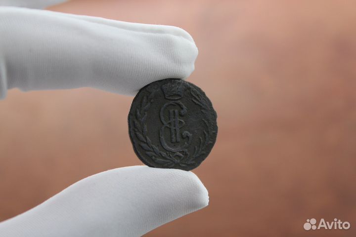 Деньга Сибирская 1776 года Екатерина II в Твери