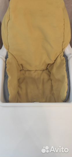 Стульчик для кормления IKEA с подножкой