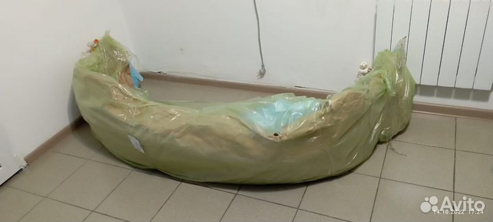 Бампер задний hyundai solaris Белый(Cristal white)