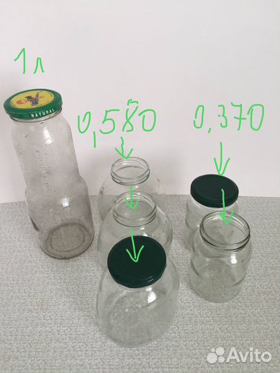 Стеклянная банка с винтовой крышкой