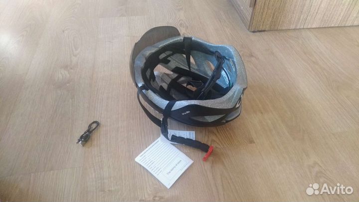 Вело шлем с задним фонарем L (57-61)