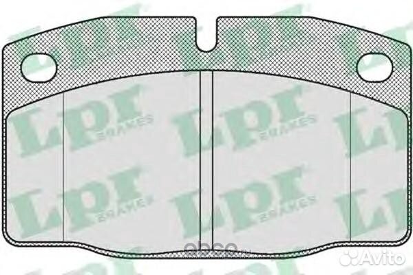 Колодки тормозные передние opel vectra A 1988-1995