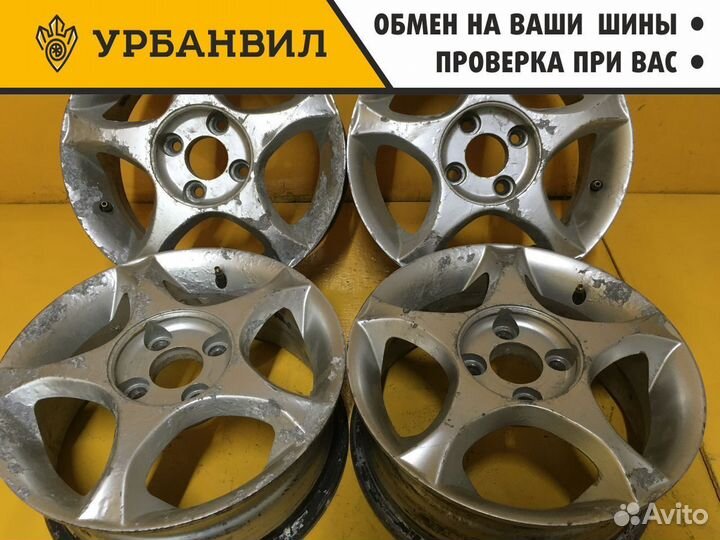 Есть трещина. 4 шт. Диски 14 4х100 DIA 60,1