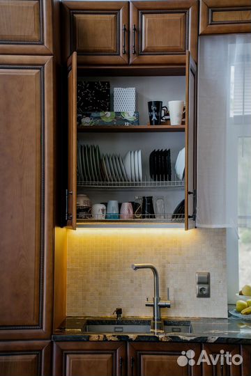 Кухонный гарнитур массив дуба