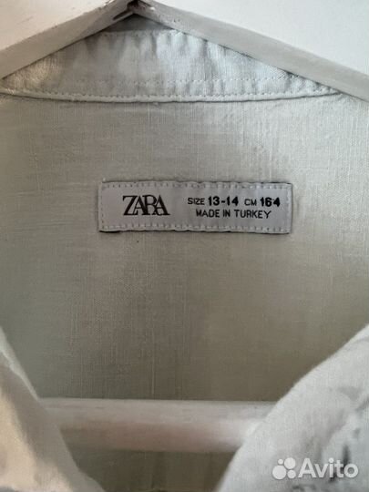 Летняя рубашка Zara, 164 см, для мальчика