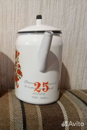 Кофейник эмалированный СССР