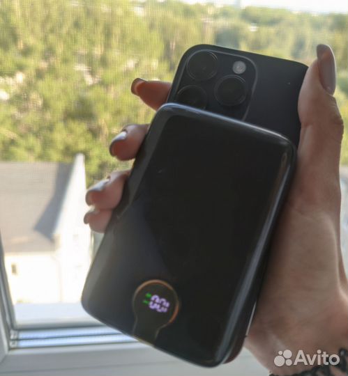 Повербанк беспроводной магнитный MagSafe premium