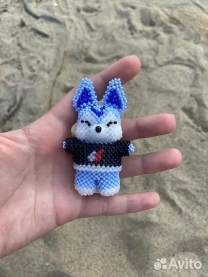 Мягкая игрушка бан чана из бисера