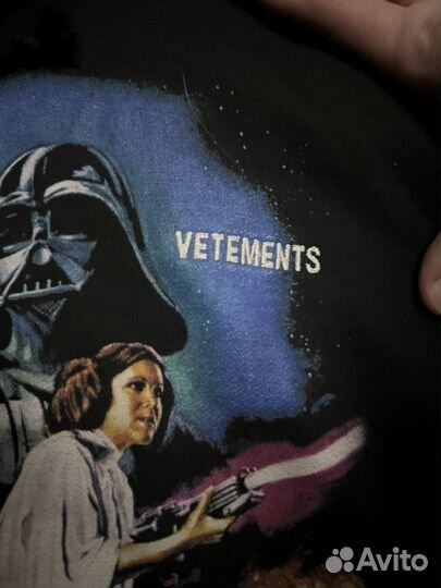 Vetements star wars худи