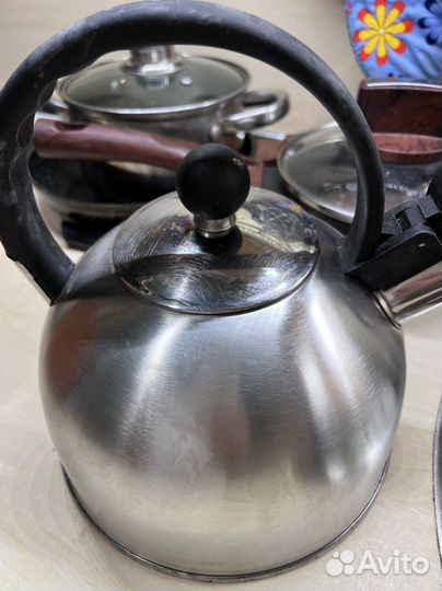 Чайник со свистком из нержавеющей стали