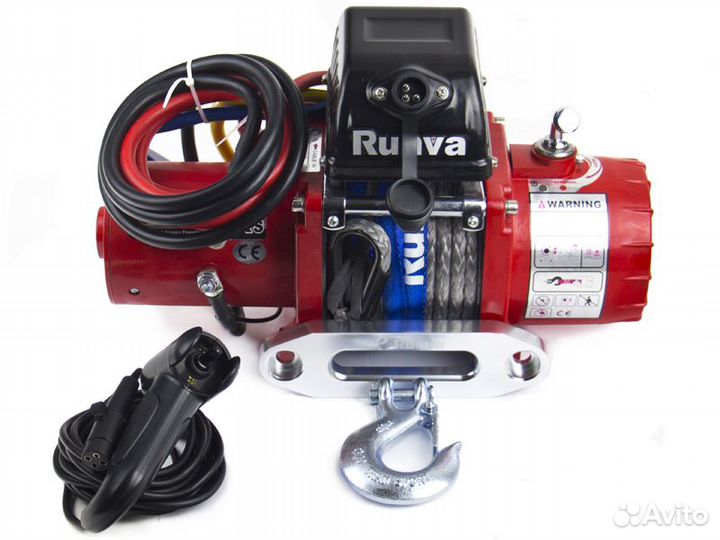 Лебёдка Runva 9.5 XSR с синтетическим тросом