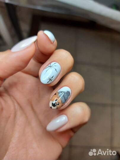 Маникюр с покрытием. Маникюр+шеллак