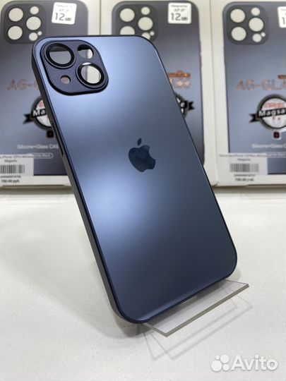 Матовый чехол на iPhone с MagSafe 12-15ProMax