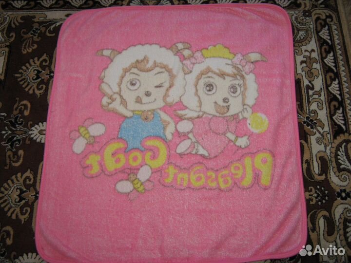 Плед на кровать от 0 до 5ти лет для девочки