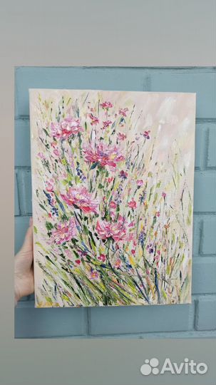 Цветы картина маслом на холсте Белгород картины