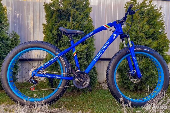 Фэтбайк взрослый TT034/ 21s 26R синий