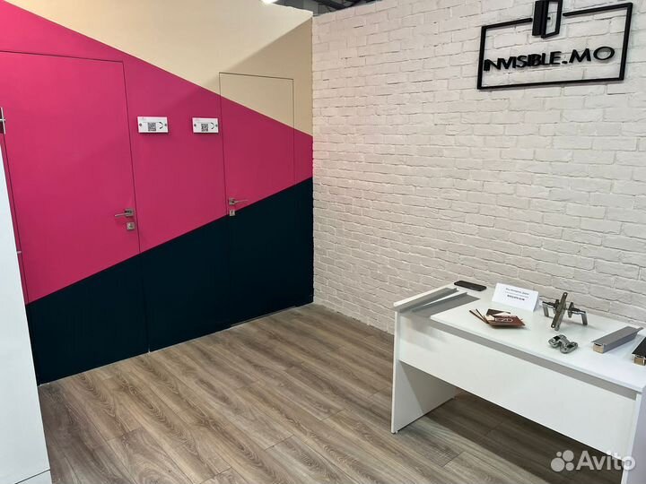 Скрытые межкомнатные двери под покраску