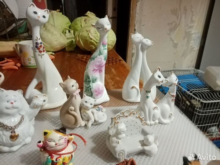 Фарфор, керамика, стекло и т.д любителям кошечек