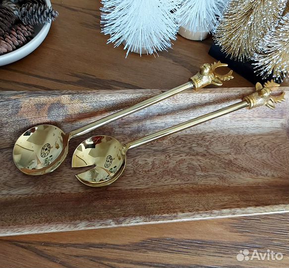 Hm home приборы Zara олень приборы для сервировки