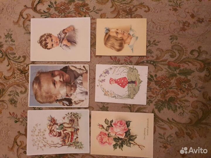 Карточка почтовая, открытки старинные