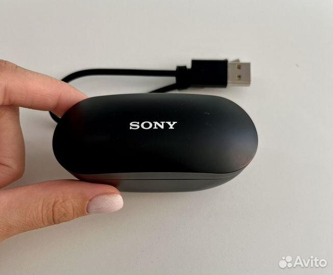 Беспроводные наушники Sony WF-SP800N, черные