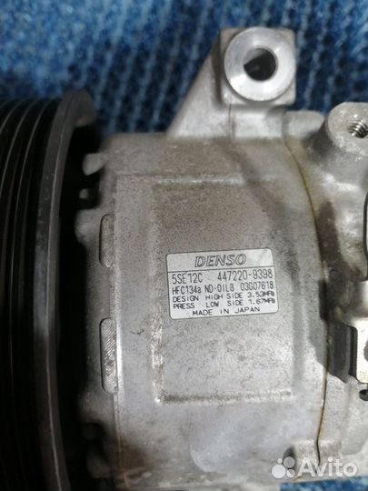 Компрессор кондиционера Toyota Wish