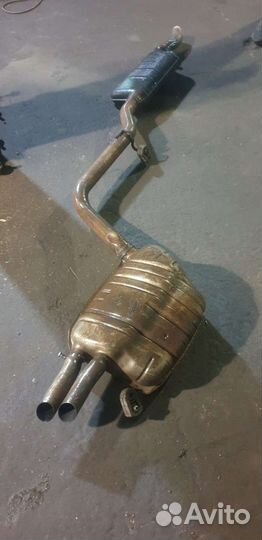 Глушитель мерседес w204 1.8 турбо