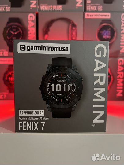 Garmin fenix 7 sapphire solar titanium dlc