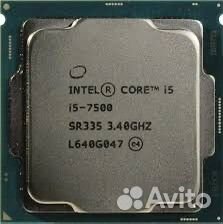Процессор intel core i5 7500 lga 1151