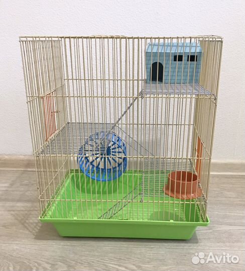 Клетка большая 4-х этажная для хомяка,мышки