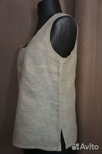 Майка новая 48 лен (натуральный цвет)