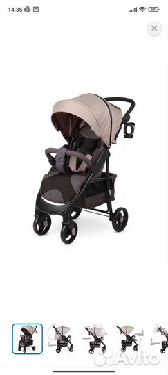 Прогулочная коляска новая