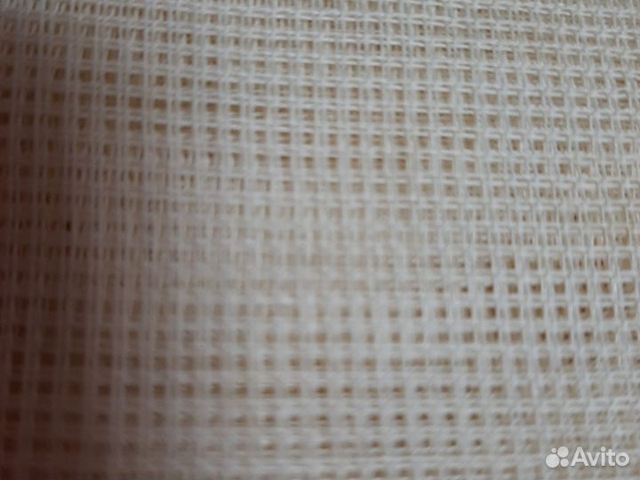 Канва для вышивания кремовая СССР